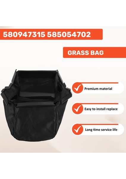580947315 585054702 Çim Torbası, Husqvarna Çeşitli Modelleri Için (Çim Toplayıcı Çerçeve Olmadan) (Yurt Dışından) indirimleri