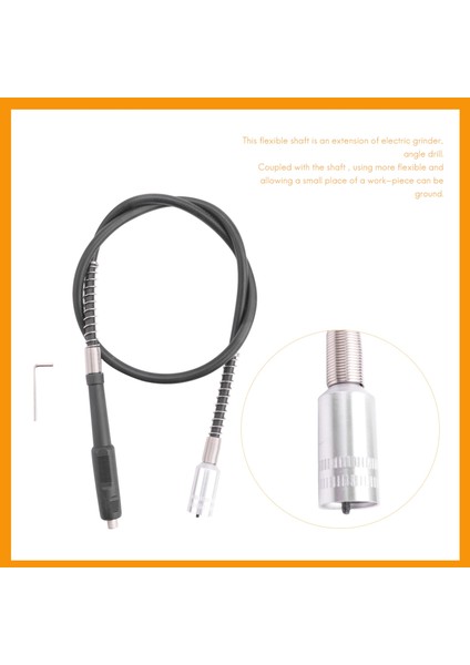 Dremel Parlatma Aynası Siyah Için Yeni Uzatma Kablosu Esnek Şaft Döner Taşlama Aracı (Yurt Dışından) modelleri