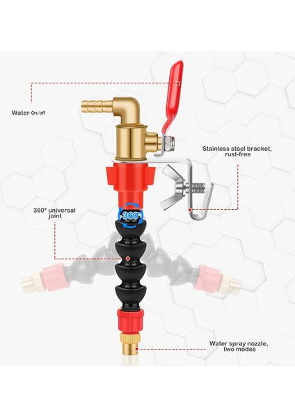 Kesme Makinesi Için Toz Sökücü Su Püskürtme Seti, 16.4ft Su Boruları ile Tuğla Kiremit Kesme Makinesi Öğütücü Abd Tak (Yurt Dışından) indirimleri