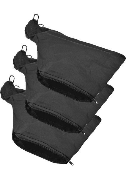 Gönye Testere Toz Torbası, Fermuarlı ve Tel Standlı Siyah Toz Toplama Çantası, 255 Model Gönye Testere Için 3 Adet (Yurt Dışından)