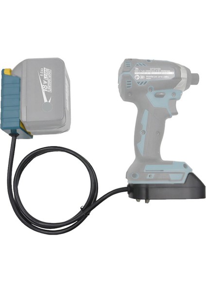 Pil Uzatma Kablosu Aracı Li-Ion Pil Adaptörü Ağırlık Düşürücü Makita 18V Lityum Piller ve Aletler Için Uygun (Yurt Dışından) fiyatları