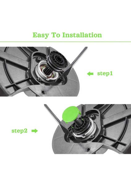 Paket Yedek Makaralar Kapağı Parçaları Kapakları 3411546A-6 Greenworks 21332 21342 24 Volt 40V 80V Akülü Ot Yiyen (Yurt Dışından) modelleri