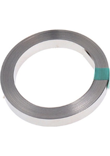 Rulo 10 Metre Nikel Kaplama Çelik Şerit, Akü ve Punta Kaynağı Için Bağlantı Plakası Çelik Bant, 15X0.15MM(GXT) (Yurt Dışından)