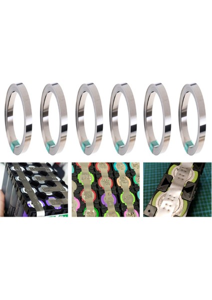 Rulo 10 Metre Nikel Kaplama Çelik Şerit, Akü ve Punta Kaynağı Için Bağlantı Plakası Çelik Bant, 15X0.15MM(GXT) (Yurt Dışından) modelleri