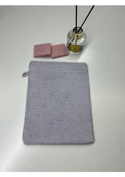 16x21 cm A.gri Havlu Banyo Kesesi Pamuklu