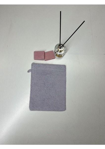 16x21 cm A.gri Havlu Banyo Kesesi Pamuklu