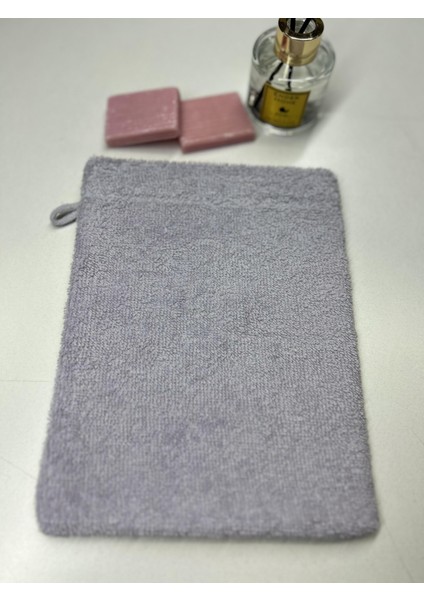 16x21 cm A.gri Havlu Banyo Kesesi Pamuklu