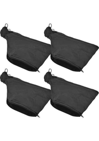 Gönye Testere Toz Torbası, Fermuarlı ve Tel Standlı Siyah Toz Toplama Çantası, 255 Model Gönye Testere Için 4 Adet (Yurt Dışından)