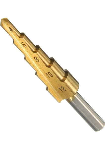 Hss Matkap Kademeli Matkap Konik Titanyum, Matkap Tornavidası Için 4-12 mm (Yurt Dışından)