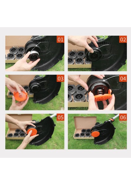 Adet Hat Ot Biçme Makinesi Çok Fonksiyonlu Otomatik Besleme Ot Çim Makası Yedek Makara Siyah + Decker AF-100-3ZP (Yurt Dışından) modelleri