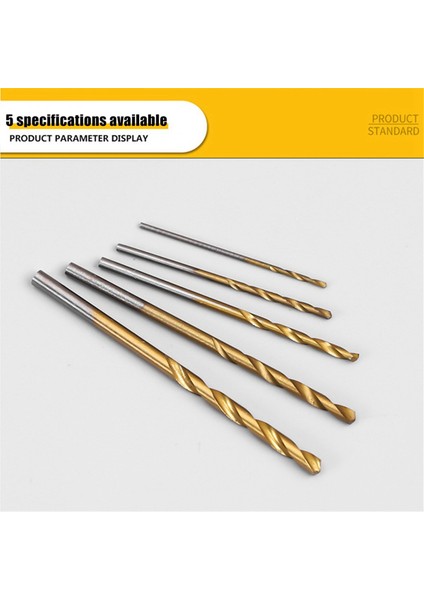 100 Adet Yüksek Hız Çelik Titanyum Kaplama Büküm Matkap 1-3mm Matkap Ağaç Işleme Delik Aracı Seti Matkap Aracı Seti (Yurt Dışından)