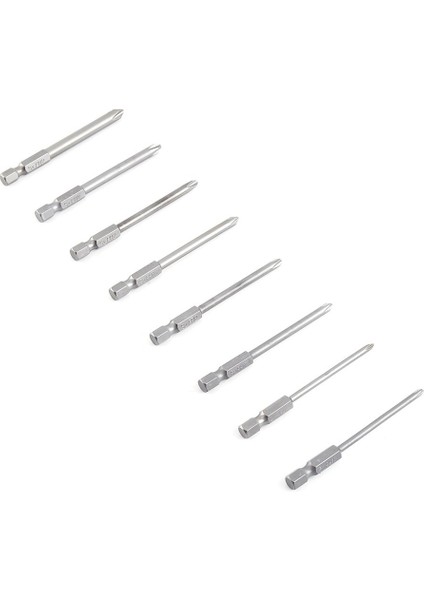8 Adet 1/4in Hex Shank Matkap Uçları Manyetik Uzun Hex Phillips Kafa Tornavida Matkap Seti S2 Alaşımlı Çelik Güç Aracı Için (Yurt Dışından)