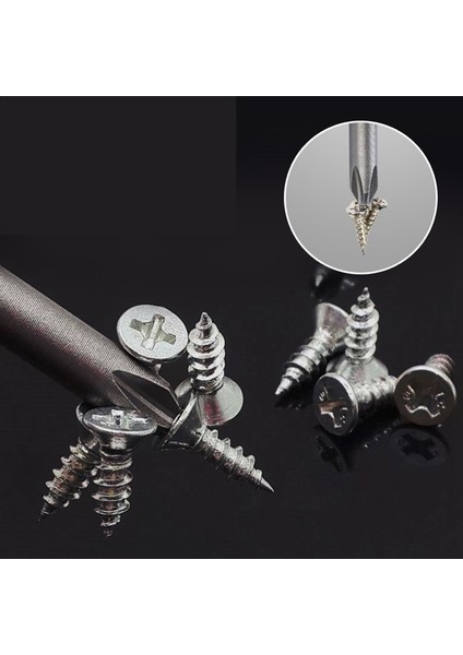 8 Adet 1/4in Hex Shank Matkap Uçları Manyetik Uzun Hex Phillips Kafa Tornavida Matkap Seti S2 Alaşımlı Çelik Güç Aracı Için (Yurt Dışından)
