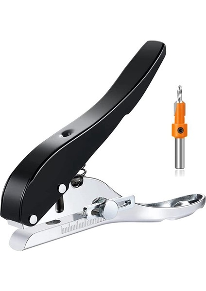 Tek Delik Delme 5/16 Inç-8mm Ağır Hizmet Tipi Delik Delme Makinesi Kağıt Delme Makinesi Taşınabilir Elde Tutulan Uzun Delik Delme Makinesi Kağıt Kartlar Için (Yurt Dışından)