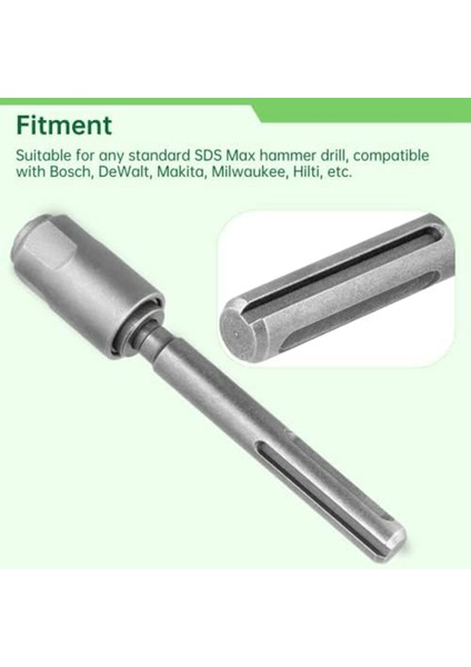 Sds Max Sds Plus Adaptörü Sds Max Sds Plus Matkap Dönüştürücü Için Döner Darbeli Matkap 40CR Çelik Sds Max Shank Aracı (Yurt Dışından)