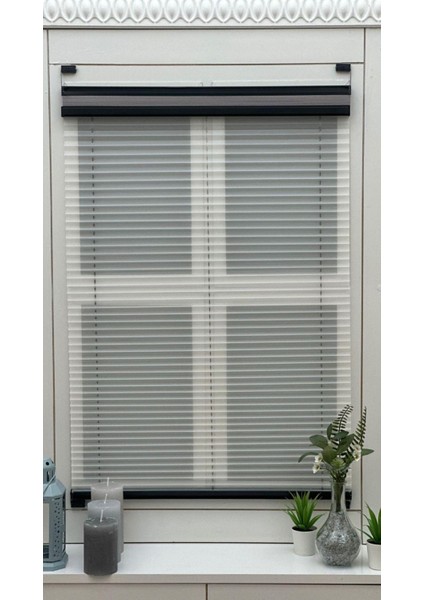 Gece Gündüz Katlanabilir Kül Gri Cam Balkon Plise Perde fiyatları