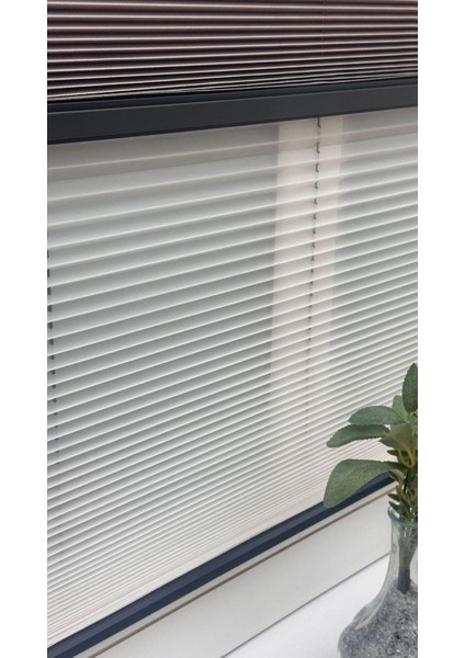Gece Gündüz Katlanabilir Kül Gri Cam Balkon Plise Perde indirimleri