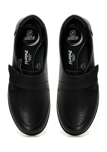 105037 Siyah Ortopedik (5 Nokta) Cırtlı Kadın Ayakkabı fırsatları