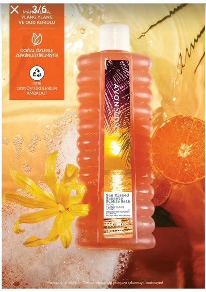 Sun Kissed Sunsets Duş Jeli 250 ml - Banyo Köpüğü 500 ml - Body Sprey 100 ml fırsatları