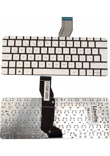 Hp Stream 11-P010NT 11-P100NT Notebook Klavye Beyaz fiyatları