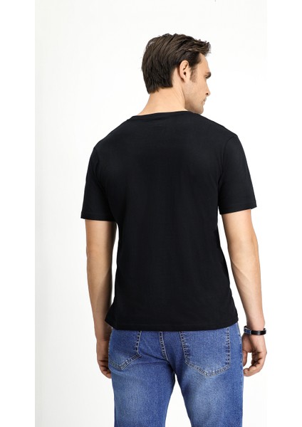 Bisiklet Yaka Slim Fit Dar Kesim Pamuk 3'lü Tişört Seti modelleri