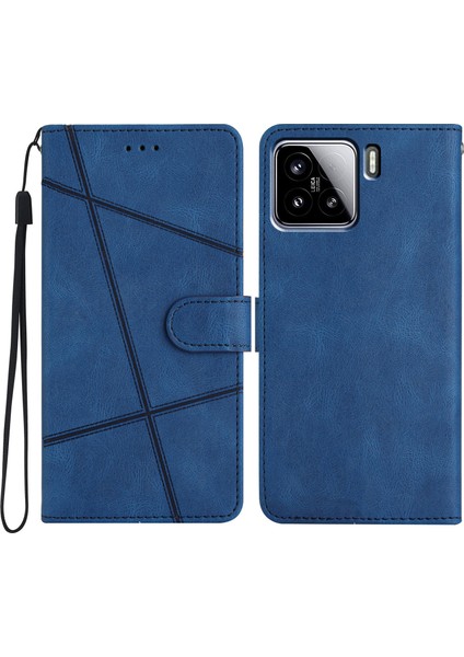 Xiaomi 15 Crazy Horse Doku Pu Deri Cüzdan Standlı Telefon Kapağı (Yurt Dışından)