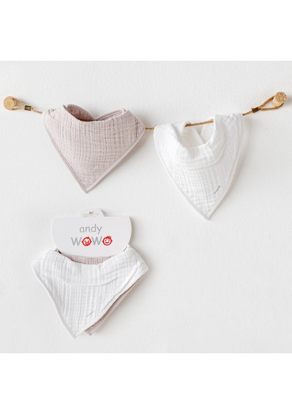 Erkek Bebek Fular 2 Parça Bibs Muslin Home AC25863