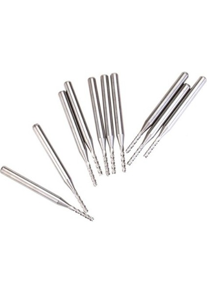 10 Adet Kesici Karbür Pcb Parmak Freze 1,5 mm (Yurt Dışından)
