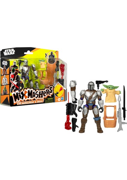 Mixmashers Deluxe Fi̇gür The Mandalorian And Grogu