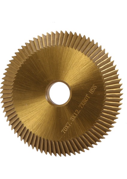 1 Adet Titanyum Kaplamalı Anahtar Makinesi Kesici 70X7.3X12.7MM 80T Hss Anahtar Çoğaltma Makinesi Testere Bıçağı Anahtarları Kesmek Için Çilingir Araçları (Yurt Dışından) fırsatları