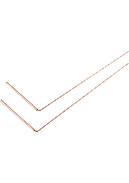 Bakır Maden Arama Çubuğu Saf Bakır 2pcs Kehanet Çubukları - Suyu Kehanet Etmek Için, Hazine(A) (Yurt Dışından)