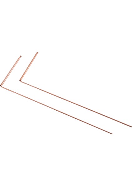 Bakır Maden Arama Çubuğu Saf Bakır 2pcs Kehanet Çubukları - Suyu Kehanet Etmek Için, Hazine(A) (Yurt Dışından) fiyatları