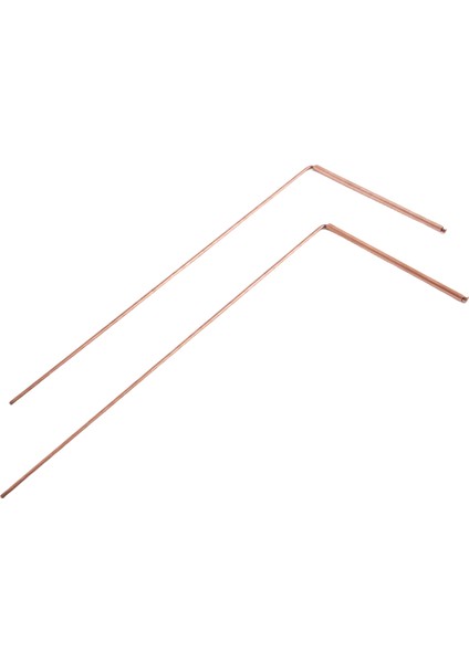 Bakır Maden Arama Çubuğu Saf Bakır 2pcs Kehanet Çubukları - Suyu Kehanet Etmek Için, Hazine(A) (Yurt Dışından) modelleri