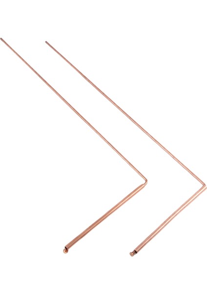 Bakır Maden Arama Çubuğu Saf Bakır 2pcs Kehanet Çubukları - Suyu Kehanet Etmek Için, Hazine(A) (Yurt Dışından) fırsatları