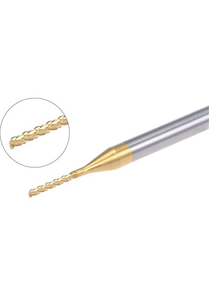 10 Adet Titanyum Kaplama Karbür Uçlu Freze Gravür Freze Kesici Cnc Yönlendirici Uçları Pcb Makinesi Için, 1/8 Inç Şaft 1mm (Yurt Dışından) indirimleri