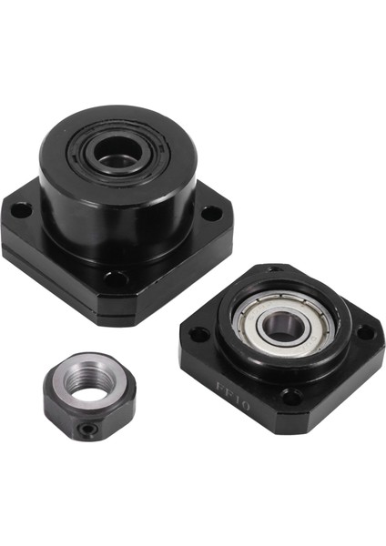 Adet FK10 Sabit Taraf +1 Adet FF10 Yüzer Taraf SFU1204 Vidalı Cnc Parçaları Vidalı 1204 FK/FF10 Uç Desteği (Yurt Dışından)