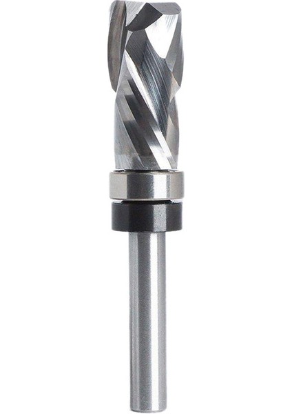 Rulman Ultra Performanslı Sıkıştırma Gömme Trim Katı Karbür Cnc Router Bit Ağaç Işleme End Mill Için 1/4 Inç Şaft (Yurt Dışından)