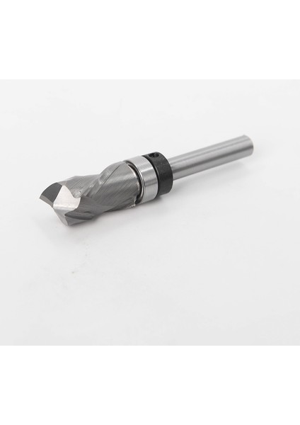 Rulman Ultra Performanslı Sıkıştırma Gömme Trim Katı Karbür Cnc Router Bit Ağaç Işleme End Mill Için 1/4 Inç Şaft (Yurt Dışından)