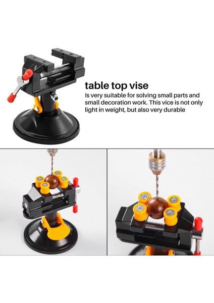 Taşınabilir Mini Masa Mengene Kelepçe Küçük Çalışma Hobi Takı Diy Zanaat Onarım Aracı Çalışma Masası Tezgah Mengenesi Aracı Yardımcısı (Yurt Dışından)