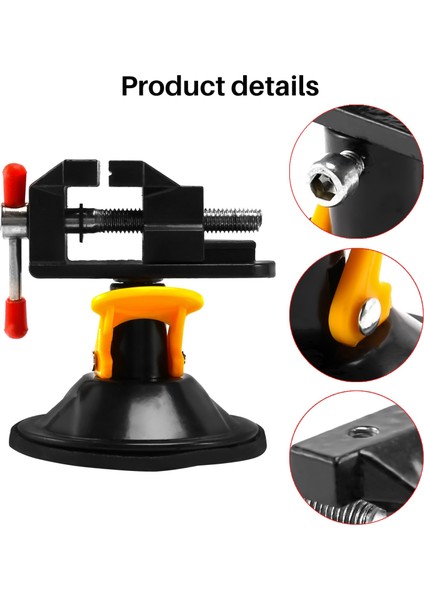 Taşınabilir Mini Masa Mengene Kelepçe Küçük Çalışma Hobi Takı Diy Zanaat Onarım Aracı Çalışma Masası Tezgah Mengenesi Aracı Yardımcısı (Yurt Dışından)