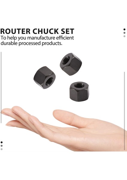 3 Adet Yönlendirici Pens Seti Chuck Kafaları Adaptörü Matkaplar Için Gravür Kırpma Oyma Makinesi Elektrikli Freze Makinesi Freze Kesicisi (Yurt Dışından) fırsatları