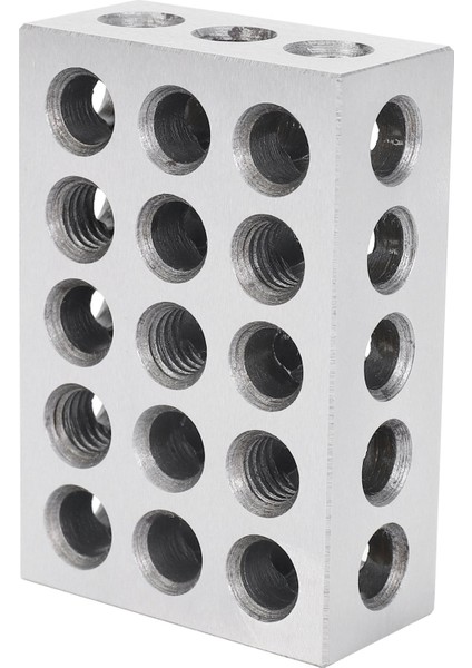 2 Adet 25X50X75MM Sertleştirilmiş Çelik Bloklar 23 Delik Paralel Sıkma Blok Torna Araçları Hassas 0.005MM Takım Tezgahı Için (Yurt Dışından)