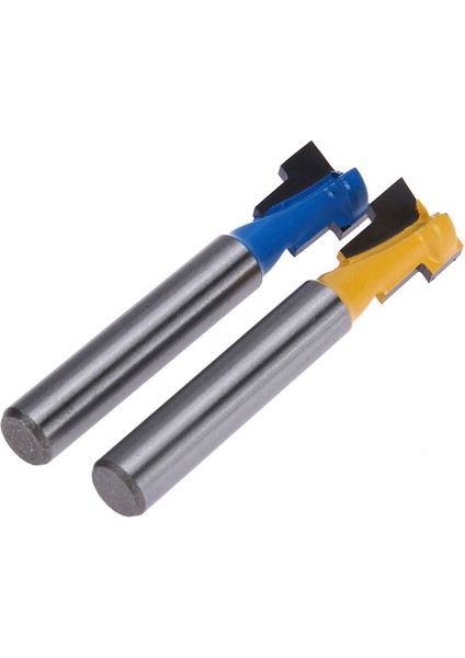 1/4 Inç Shank T-Yuvası Kesici Yönlendirici Bit Çelik Saplı 3/8 Inç ve 1/2 Inç Uzunluk Ağaç Işleme Kesiciler Elektrikli El Aletleri Için (Yurt Dışından) modelleri