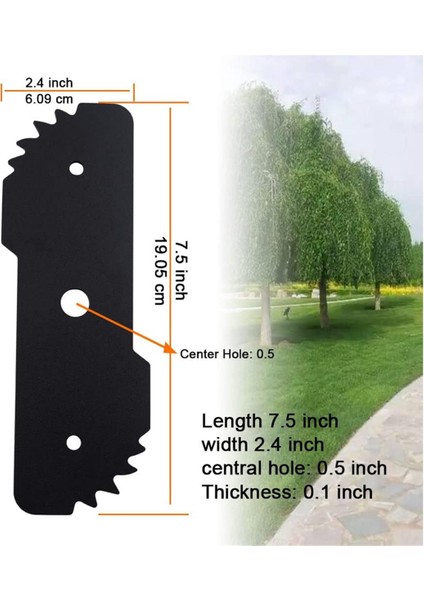 2 Adet 243801-02 Kenar Kesme Bıçağı, Black & Decker LE750 ve EH1000 EB-007AL Çim Kenar Kesme Bıçağı ile Uyumlu - Yedek 243801-00 (Yurt Dışından) indirimleri
