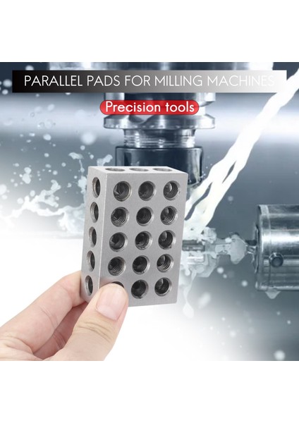 2 Adet 25X50X75MM Sertleştirilmiş Çelik Bloklar 23 Delik Paralel Sıkma Blok Torna Araçları Hassas 0.005MM Takım Tezgahı Için (Yurt Dışından) modelleri
