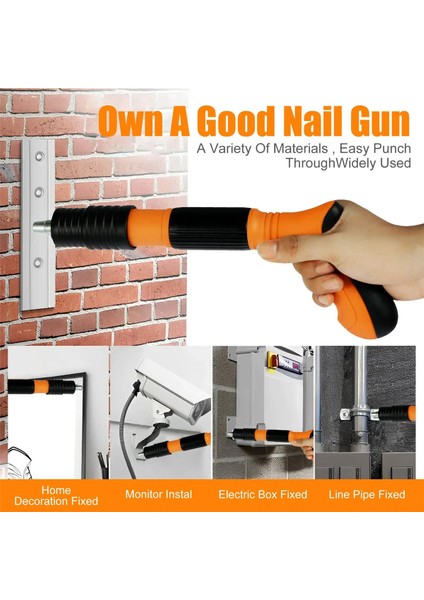 Mini Çivi Çakma Makinesi Aracı Manuel Çivi Makinesi Çakma Araçları Havalı Çivi Çakma Makinesi Ayarlanabilir Çimento Duvar Çivi Çakma Makinesi Ağaç Işleme Için (Yurt Dışından)