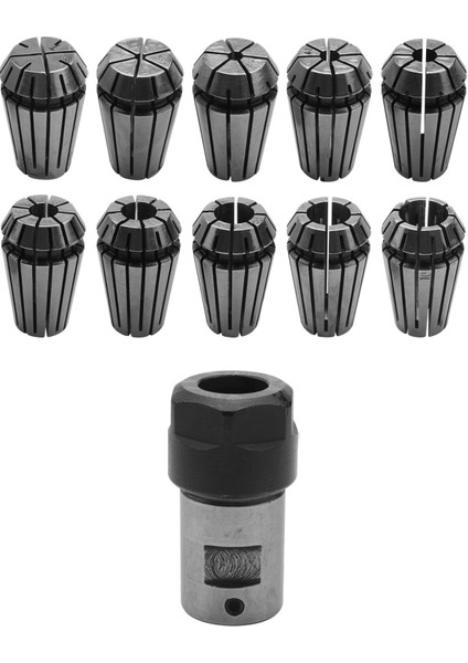 10 Adet ER16 Yaylı Yüksük + Motor Mili 8mm Uzatma Çubuğu Tutucu Cnc Freze Torna Aracı Oyma Makinesi (Yurt Dışından)