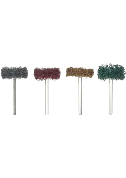 Aşındırıcı Parlatma Tekerlekleri, Dremel Döner Alet Için Parlatma Parlatma Çarkı Seti 80/150/240/300 Grit (40 Adet) (Yurt Dışından)