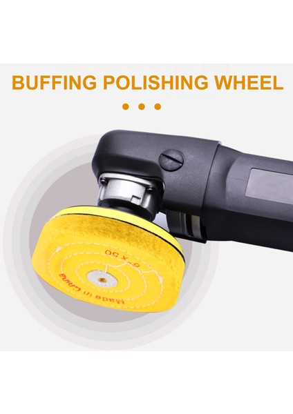 3 Parçalı 6 Inç Ayna Cilalama Tekerleği Seti 1/2 Inç Mil Deliği Olan Tezgah Taşlama Aletleri Için Pamuklu Tekerlek (Yurt Dışından) fiyatları