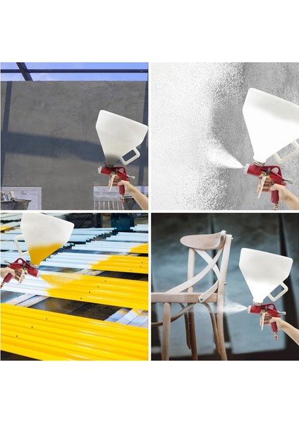 Hava Dokusu Sprey Aleti, 3 Nozullu 1,58 Galon Alçıpan Duvar Boyama Spreyi (4,0 Mm/6,0 Mm/8,0 Mm) Sıva Çamur Duvarlar Için (Yurt Dışından) fırsatları